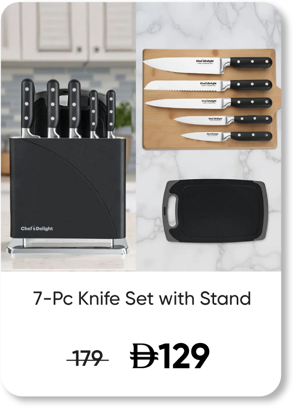 HFU-SD-Chef'S Delight 7-Piece Knife